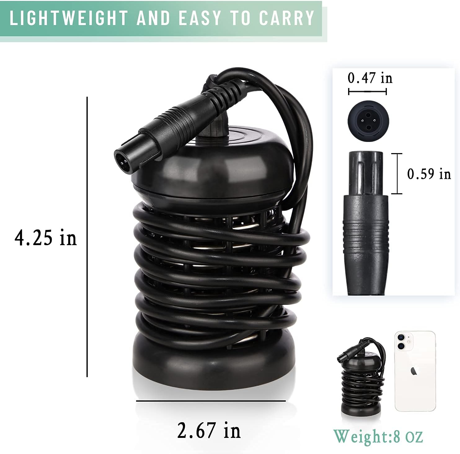 4 Pack Arrays for Ionic Detox Machine, 2 Pin Replacement Arrays for Detox Cleanse Machine-Black : Health & Household