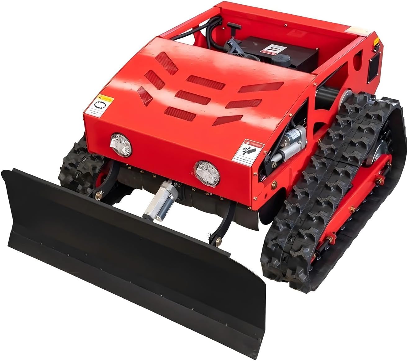 SYKEND 9HP Remote Control Tracked Lawn Mower Review: Tackles 45° Slopes & Rough Yards