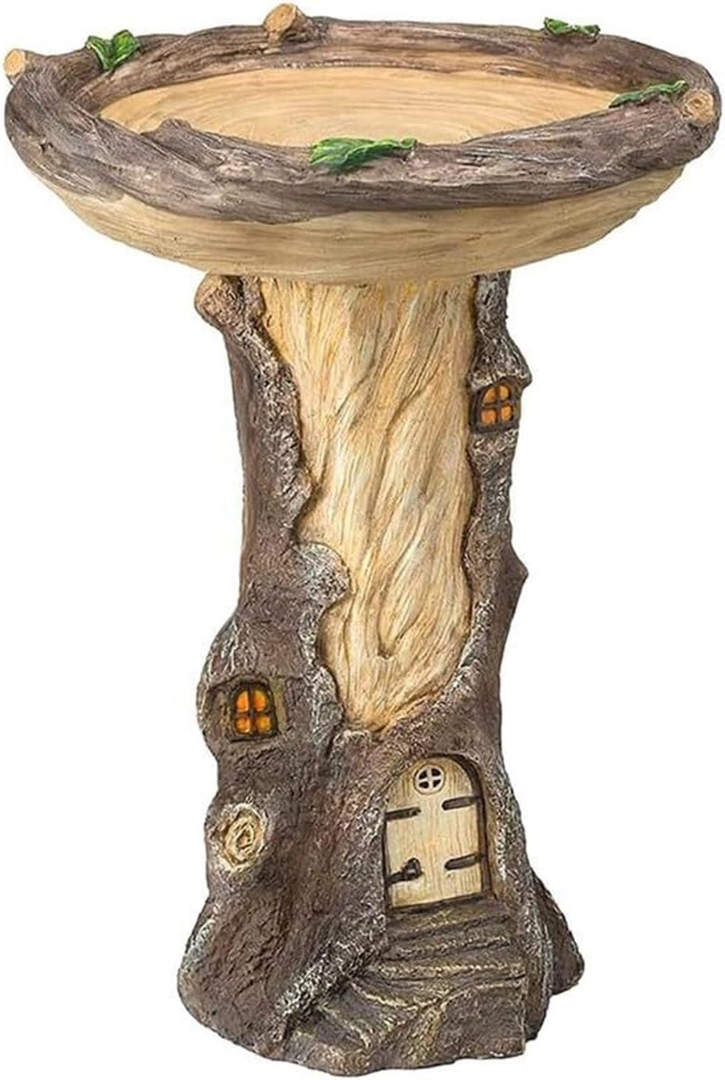 Outdoor Statue Statue Organizer Resin Sculpture with Tray Farmhouse Decor Garden Decor(Stake)