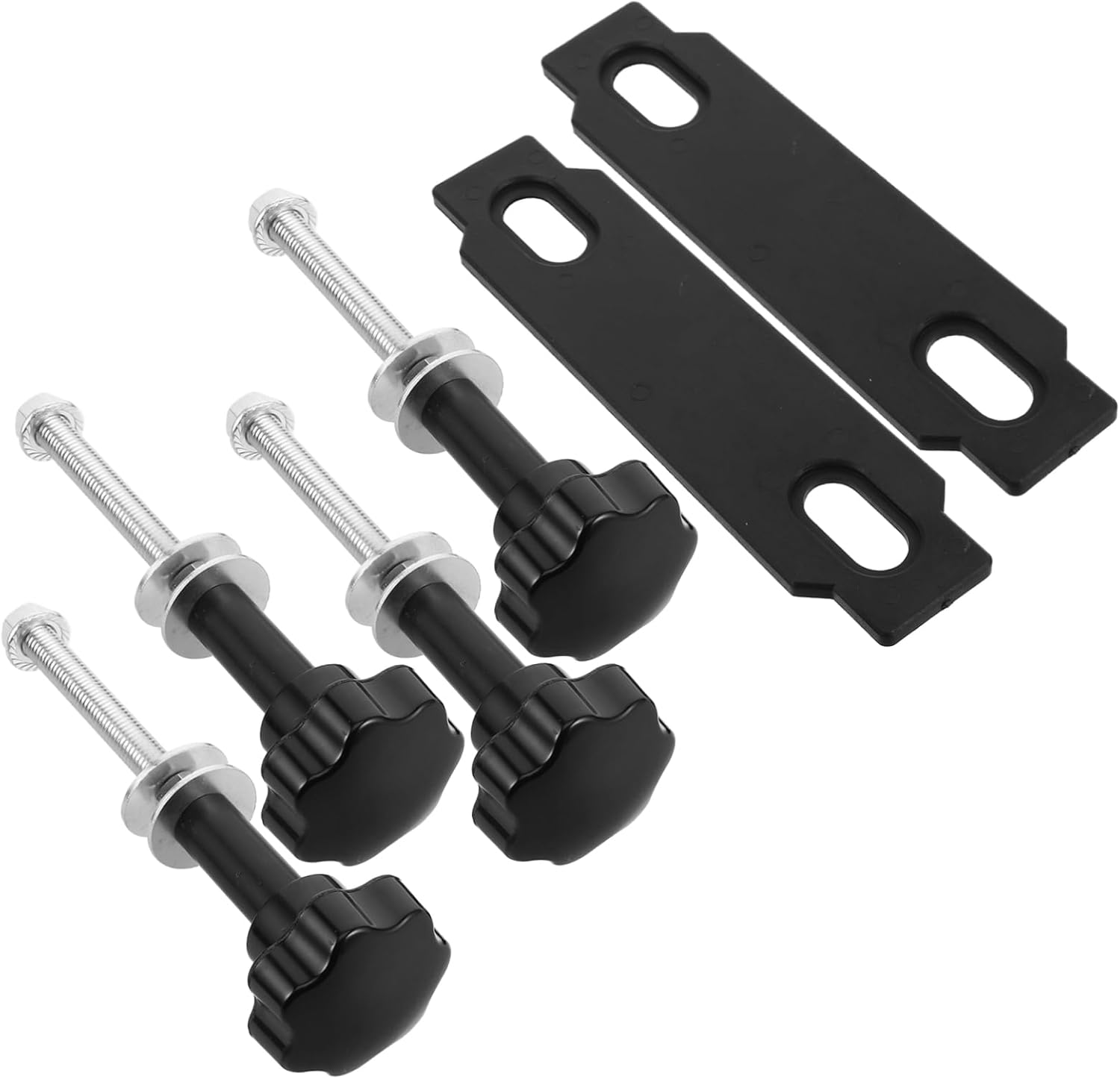 Cabilock 1set Off Road Track Mounting Bracket Kit for Securing Traction Boards and Equipment Vehicle Roof Racks Easy Installation for Off-