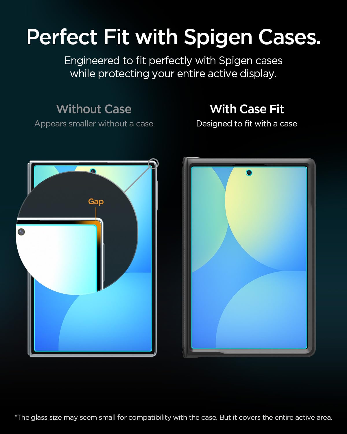 Spigen EZ Fit Pro Tempered Glass for Galaxy Z Fold 8 [2P] — Amazon image 3
