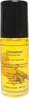 Cinnamon Perfume Oil, 1.0 Oz Portable Roll-On Fragrance with Long-Lasting Scent, Delightful Essential Oils and Jojoba Oil For Daily Use
