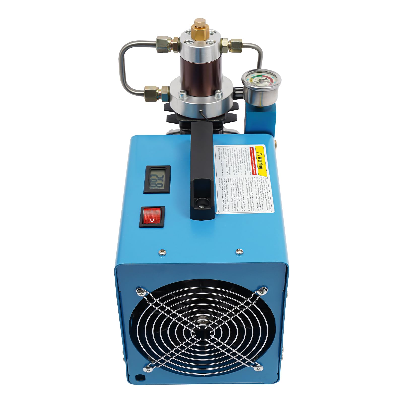 PCP Kompressor 300Bar 230V 1800W Luftkompressor Hochdruck Druckluftpumpe 2800U/min 100L/min Wasser-Öl-Abscheider 2-Stufig-Kompression Wasser-&Luftkühlung für PCP-Gewehr Druckluftpistole Tauchflasche