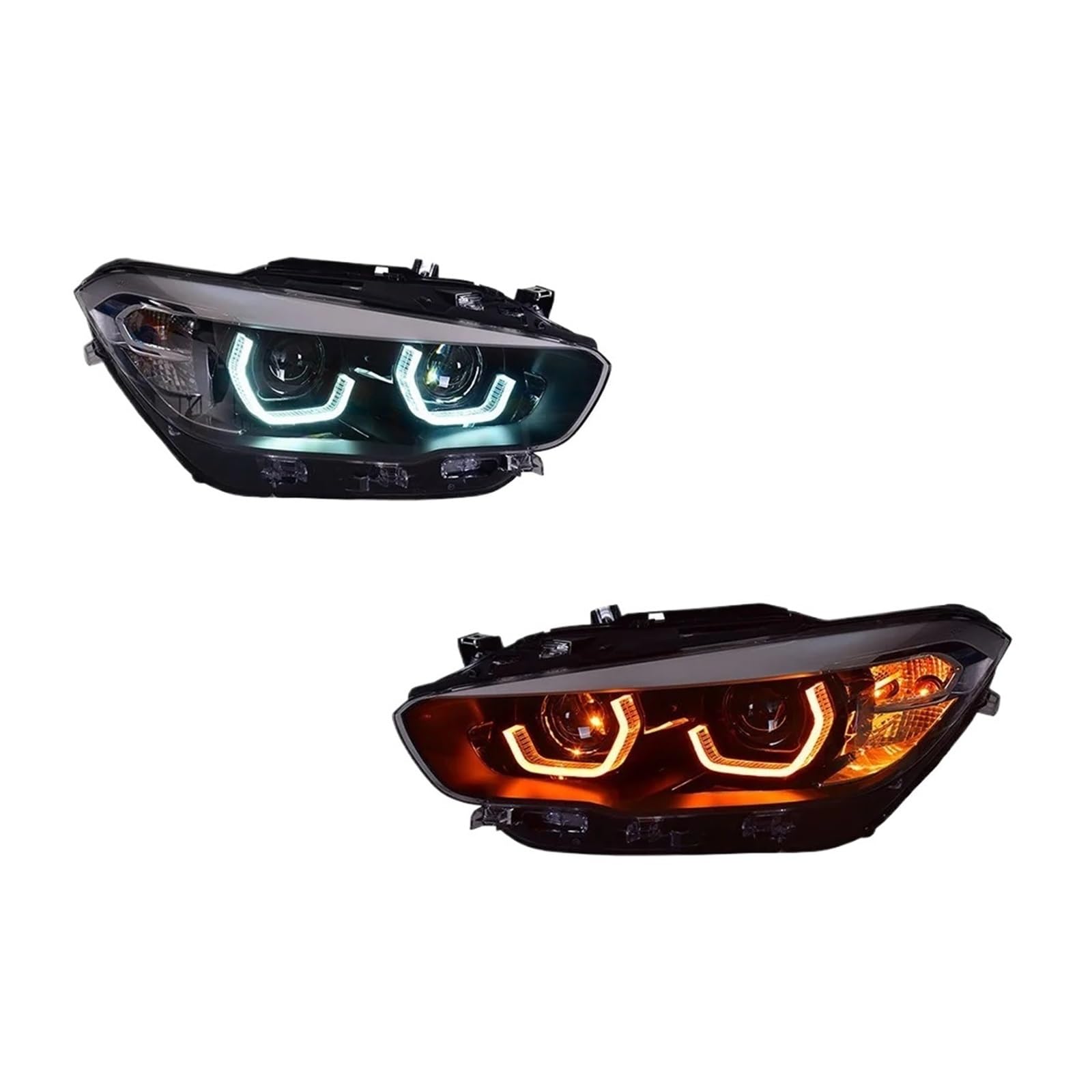 Faros LED de diseño elegante para BMW Serie 1 F20 F21 con luces de freno e intermitentes de alta gama 8
