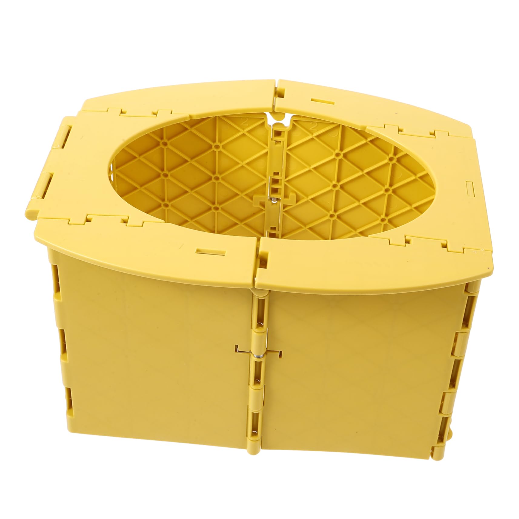 KOMBIUDA Portable Baby Potty Seat Travel Potty Training Sturdy PP Material Easy to Fold Compact for and Outdoor Use Yellow