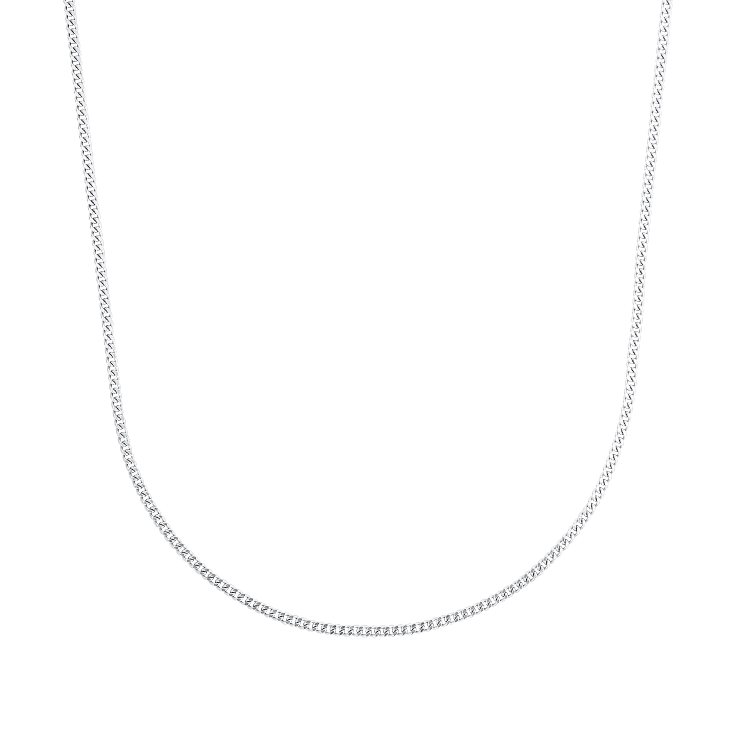 Amor Necklace Unisex Women Men Sets, 50 cm, Silver, Comes in jewelry gift box, 2017692