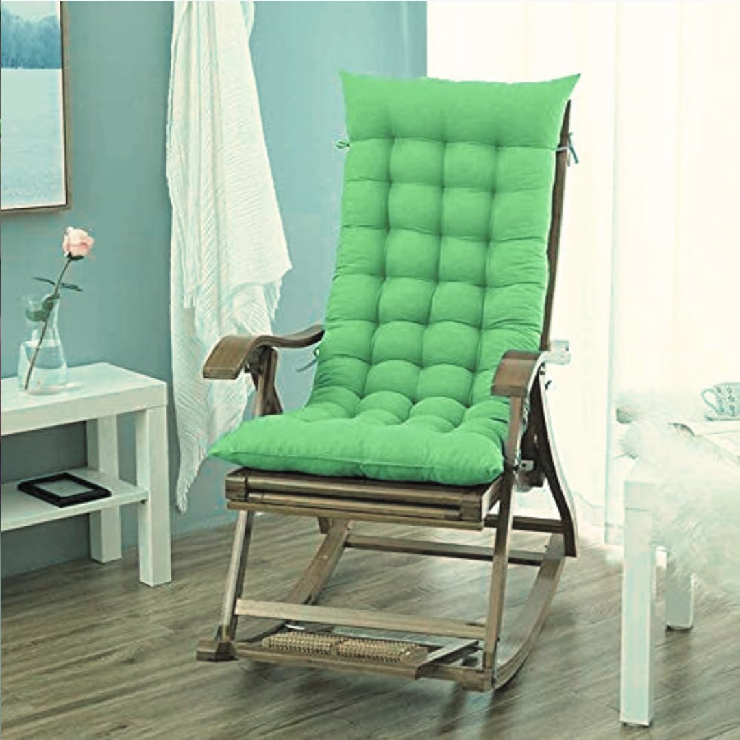 M-TEXITO Lounger Cushions, Long Rocking Chair Cushion/Bench Back Seat Pad Cotton, Chair Pads, Comfortable, Soft, 16 x 48 Inches (Parrot Green) (B0C1P2LBWS) Amazon Price History, Amazon Price Tracker