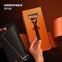 Gillette Fusion Premium Gift Set for Men | 1 Manual Razor, 2 Cartridges, 1 Travel Case gallery image