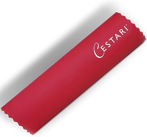 Cestari Kitchen Pelador de ajos de silicona. No se adhiere olor a la silicona  Rojo  sin BPA