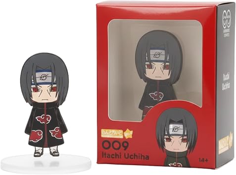 AURUS Itachi Uchiha Mini Pin Figure Naruto Shippuden Anime Metal Collectible, Multicolor, 2022, Gift for Anime Fans & Collectors