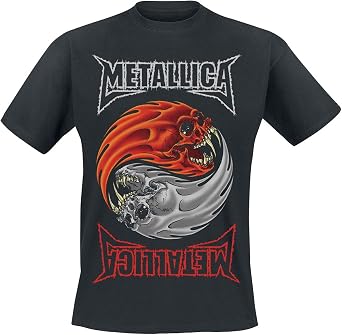 Metallica Yin Yang Black T-Shirt