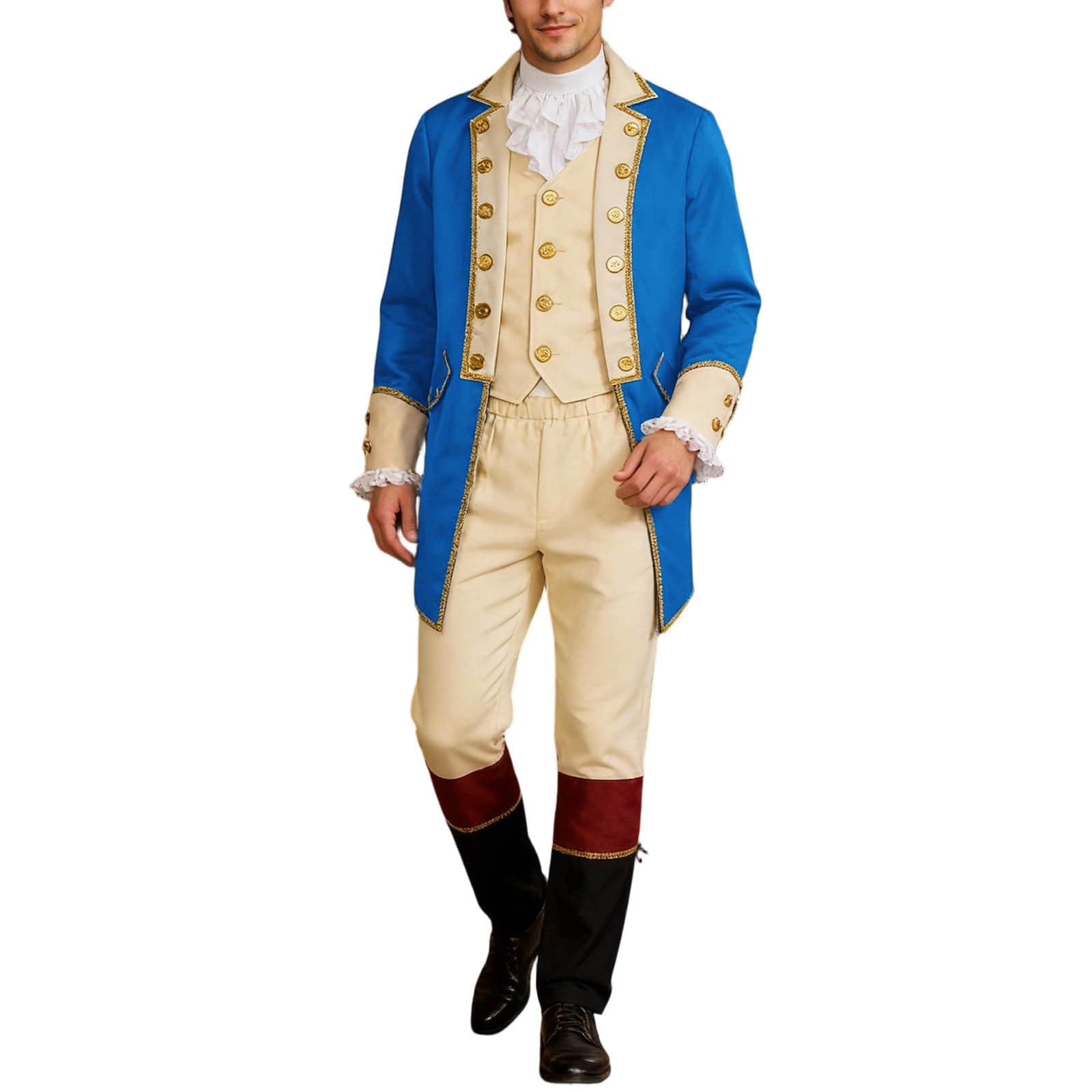 Costume da sacerdote da uomo, stile medievale, retrò, di alta qualità, alla moda, per il tempo libero, per adulti, per cosplay, Halloween, carnevale