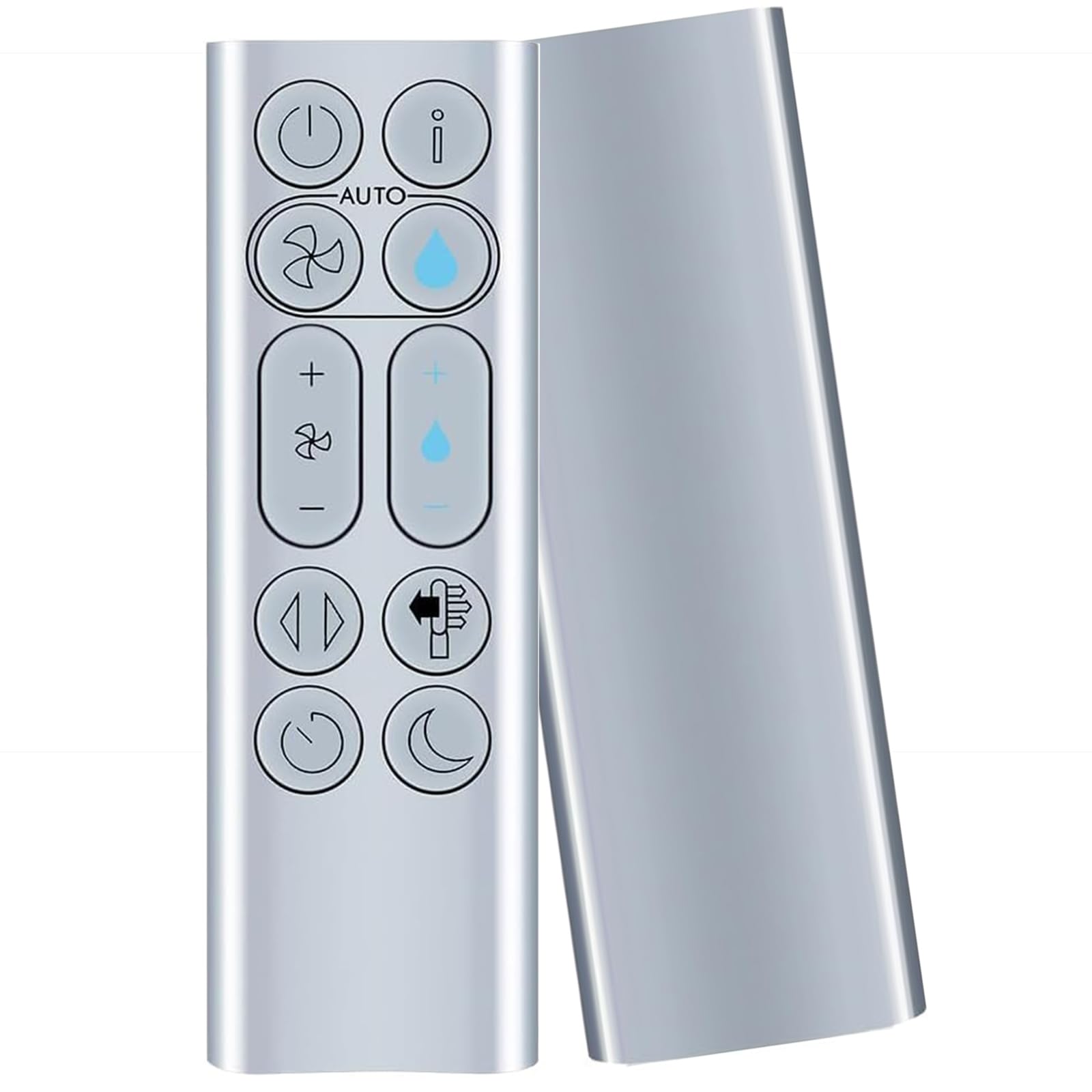 Replacement Fan Remote fit for Dyson Fan PH01 PH02 PH03 PH04 (Just Silver)