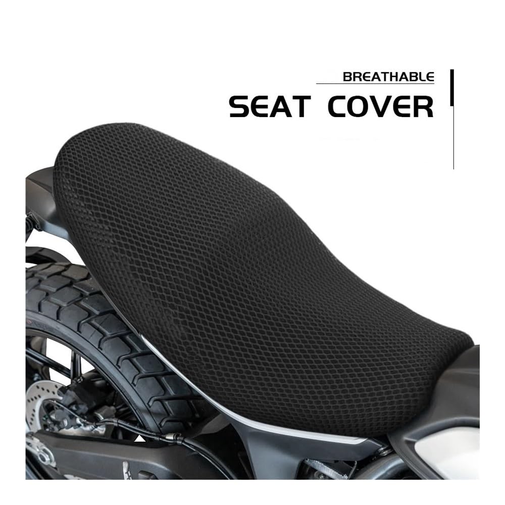 Coprisedile protezione pioggia Accessori Moto Coprisedile In Tessuto A Rete Antiscivolo Cuscino Traspirante Per Per Scrambler 800 Per Scrambler800