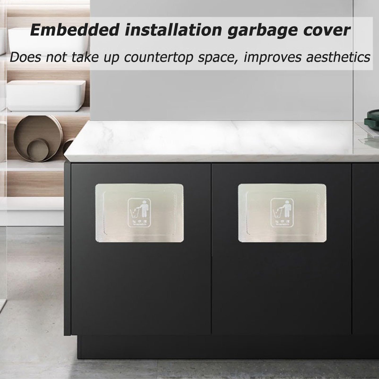 UNDER COVER × Trash but期 クロス　4つセット Amazon.com: QFDGFDBCX 304 Stainless Steel Trash Chute Door