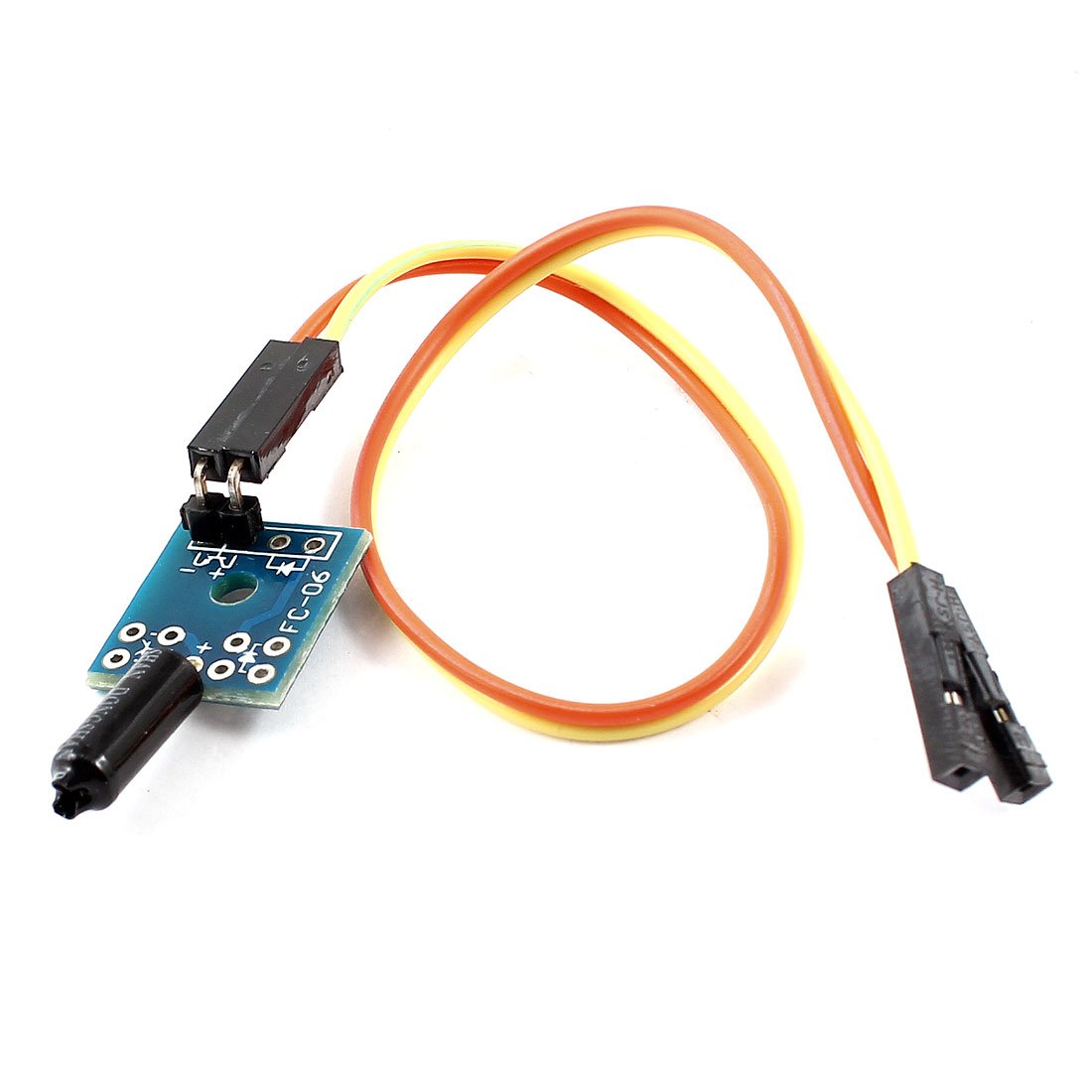 Aexit DC 3.3-5V Control electrical Yellow Orange 20cm Length 2 Wire Cable Vibration Sensor Module Probe