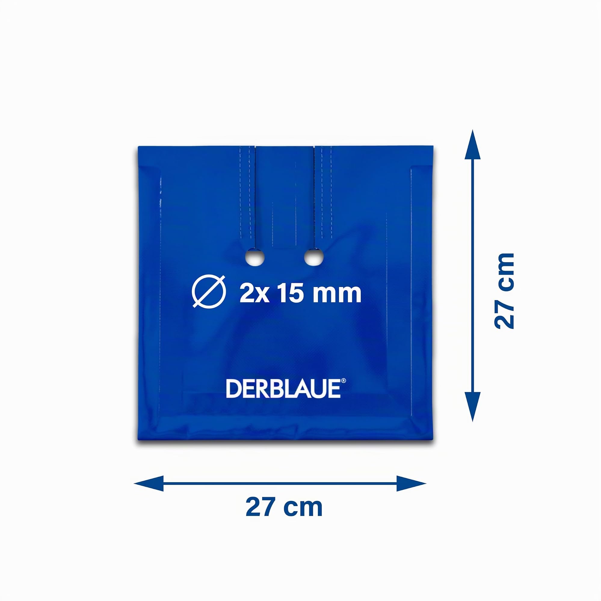 DERBLAUE® rosetta semplice per un cambio pulito dell'olio, accessorio per vasca di raccolta per lavorare con H20 e HYD (2x 15 mm)