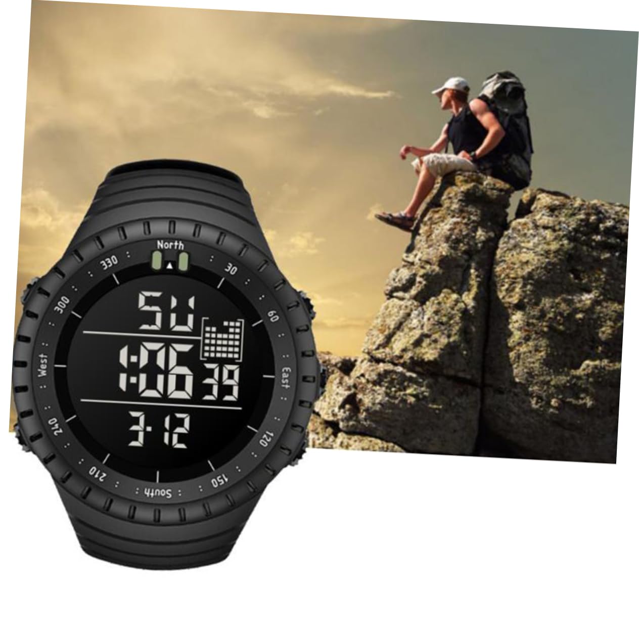 LIFKOME 2pezzi Led Per Cronometro e Retroilluminata Per Attività Outdoor e Sportivi