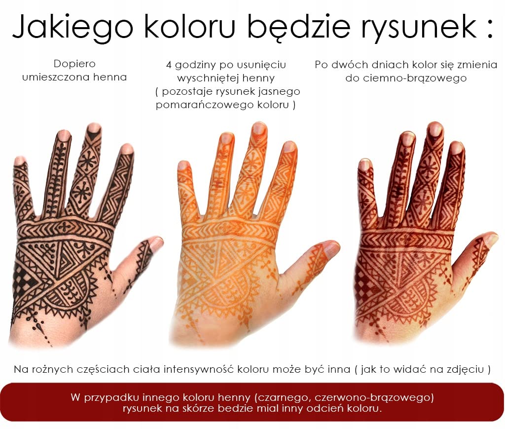 Golecha Chhela's 100% Natural Henna Cones Red-Brown, No PPD, 3 pcs