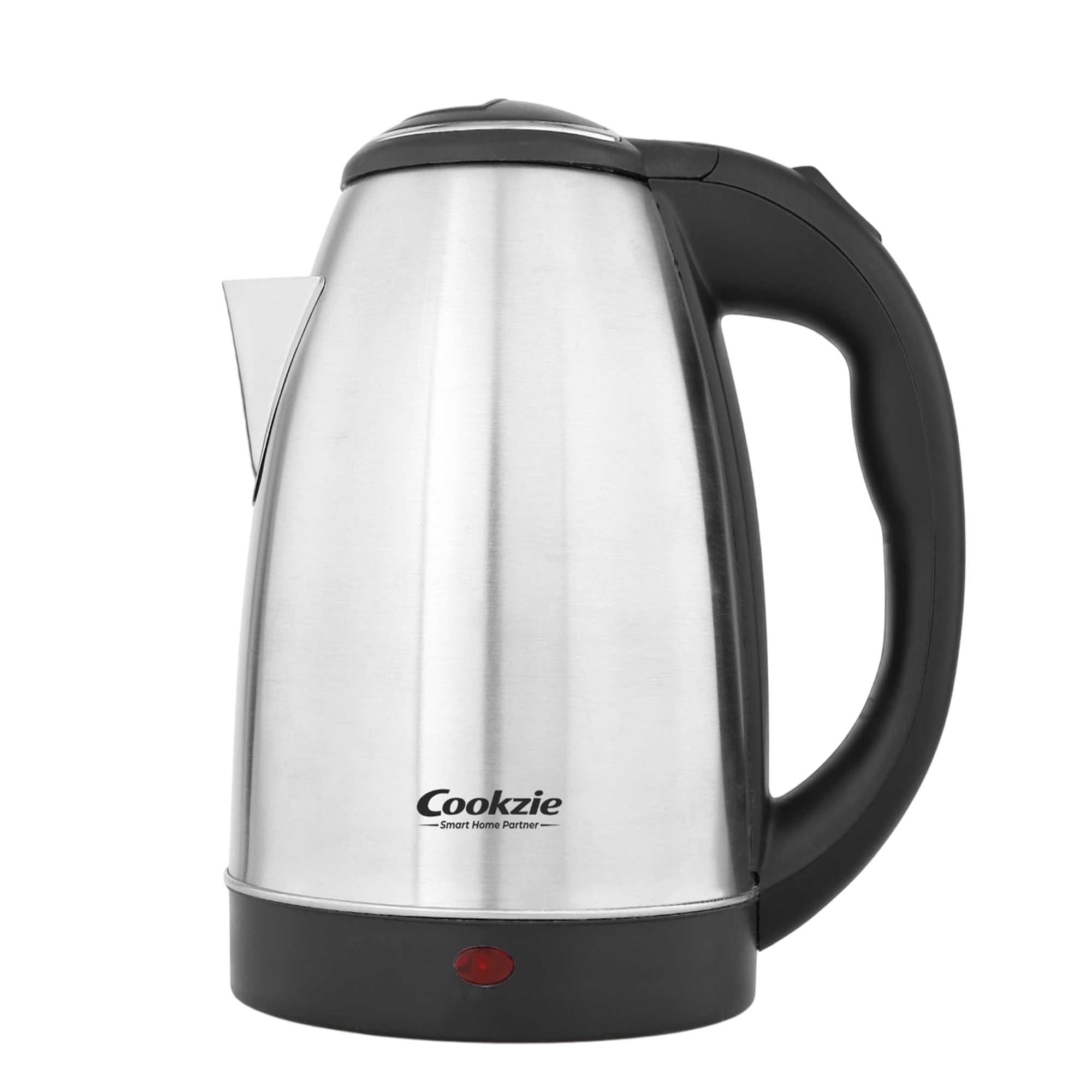 majestic 2.0 ltr electric kettle | 1500-watt kettle with stainless steel body for boiling | portable, cordless operation | auto switch-off mechanism | 1-yr warranty, silver