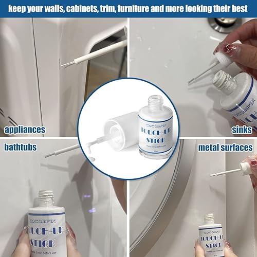 Miniatura 2 de Retoque de pintura para electrodomésticos y porcelana, retoque de pintura de alto brillo para cocina y baños fregaderos, bañeras, electrodomésticos,