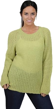 Inca Fashions - Womens Crew Neck Cotton Candy Pullover Sweater