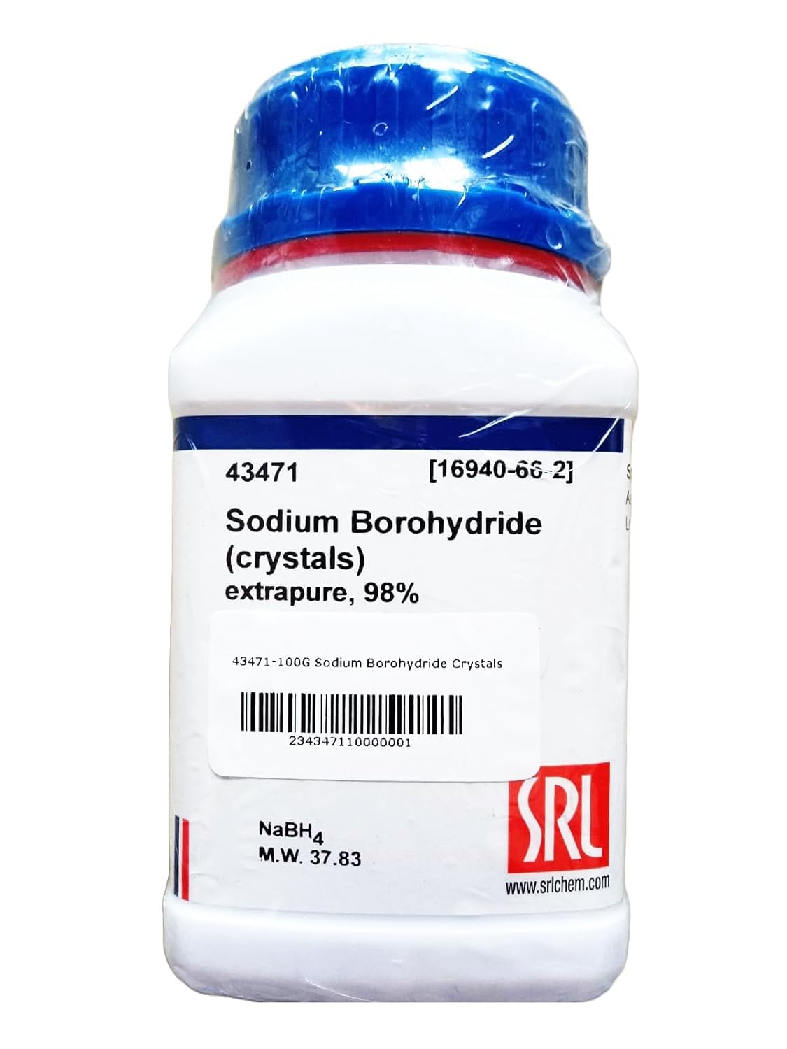 See full amazon price history chart for SRL Sodium Borohydride (crystals) extrapure, 98%, 100Gm, CAS NO 16940-66-2, Molecular Formula : NaBH4, Storage : Room Temperature, Shelf Life : 60 Months for laboratory and industrial use SRL Sodium Borohydride (crystals) extrapure, 98%, 100Gm, CAS NO 16940-66-2, Molecular Formula : NaBH4, Storage : Room Temperature, Shelf Life : 60 Months for laboratory and industrial use (B0CD5NNK5R) Amazon Price History, Amazon Price Tracker