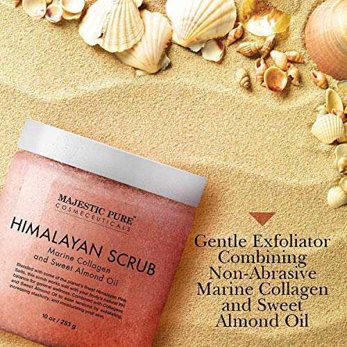 Majestic Pure IN-MP-SCRUB-P Himalayan Pink Salt Body Scrub thumb #3