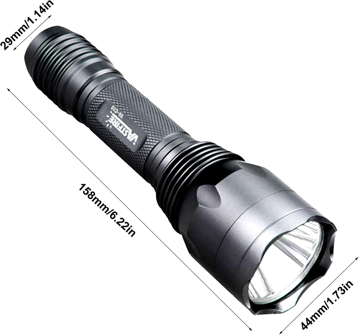 Adjustable scope mount with dimensions