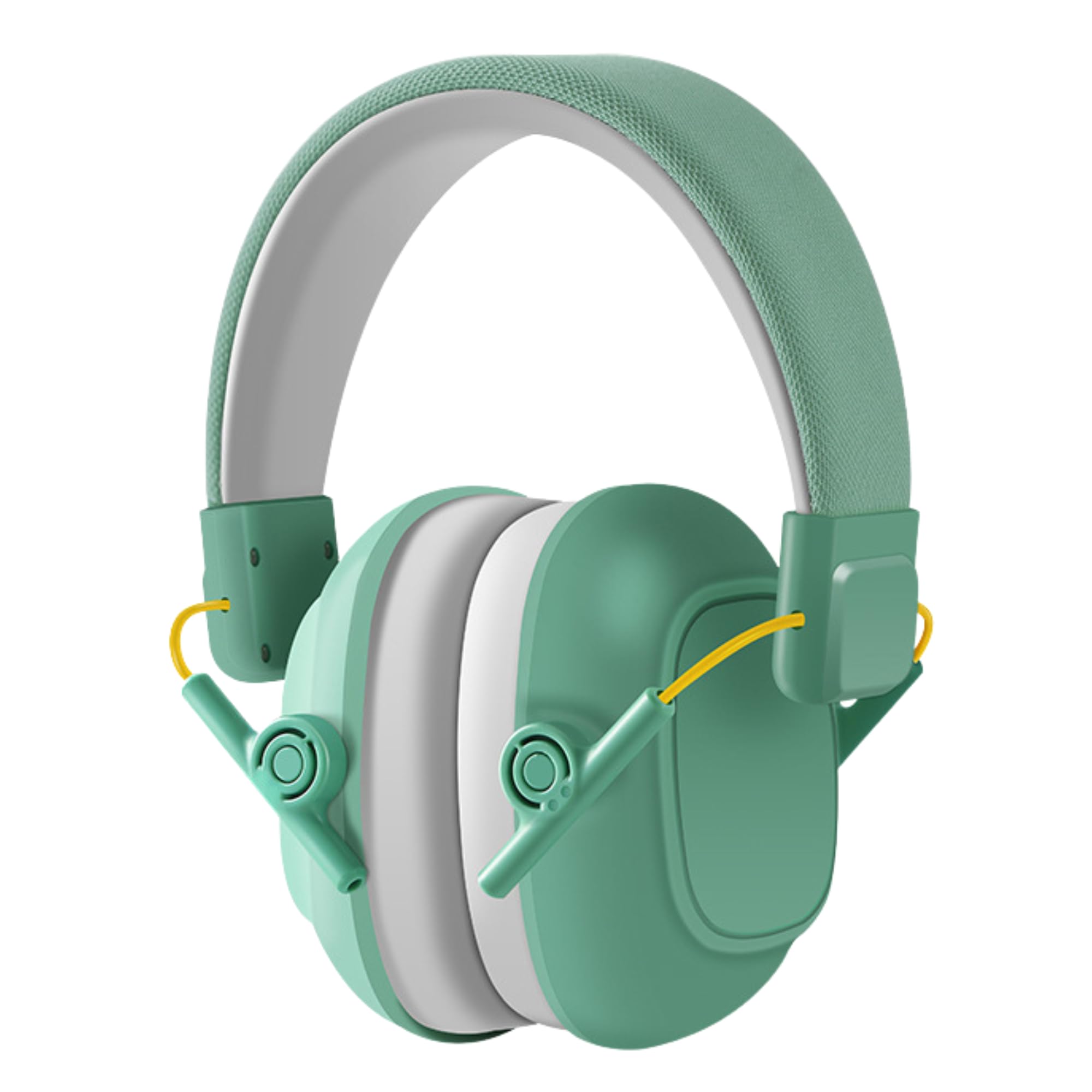 Children's hearing protection earmuffs noise reduction SNR 26dB adjustable ear straps suitable for children aged 3-16 years old for learning sleeping and other high noise environments Mint Green