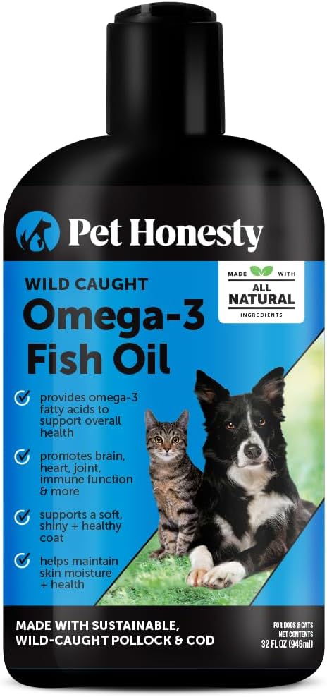 Pet Honesty Omega 3 Fish Oil Supplement for... Pet Honesty Omega 3 Fish Oil Supplement for...