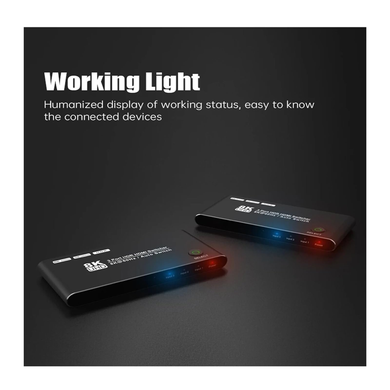 Amazon.co.jp: HDMI KVMスイッチ HDMI KVM切替器 8K HDMI対応 3入力1