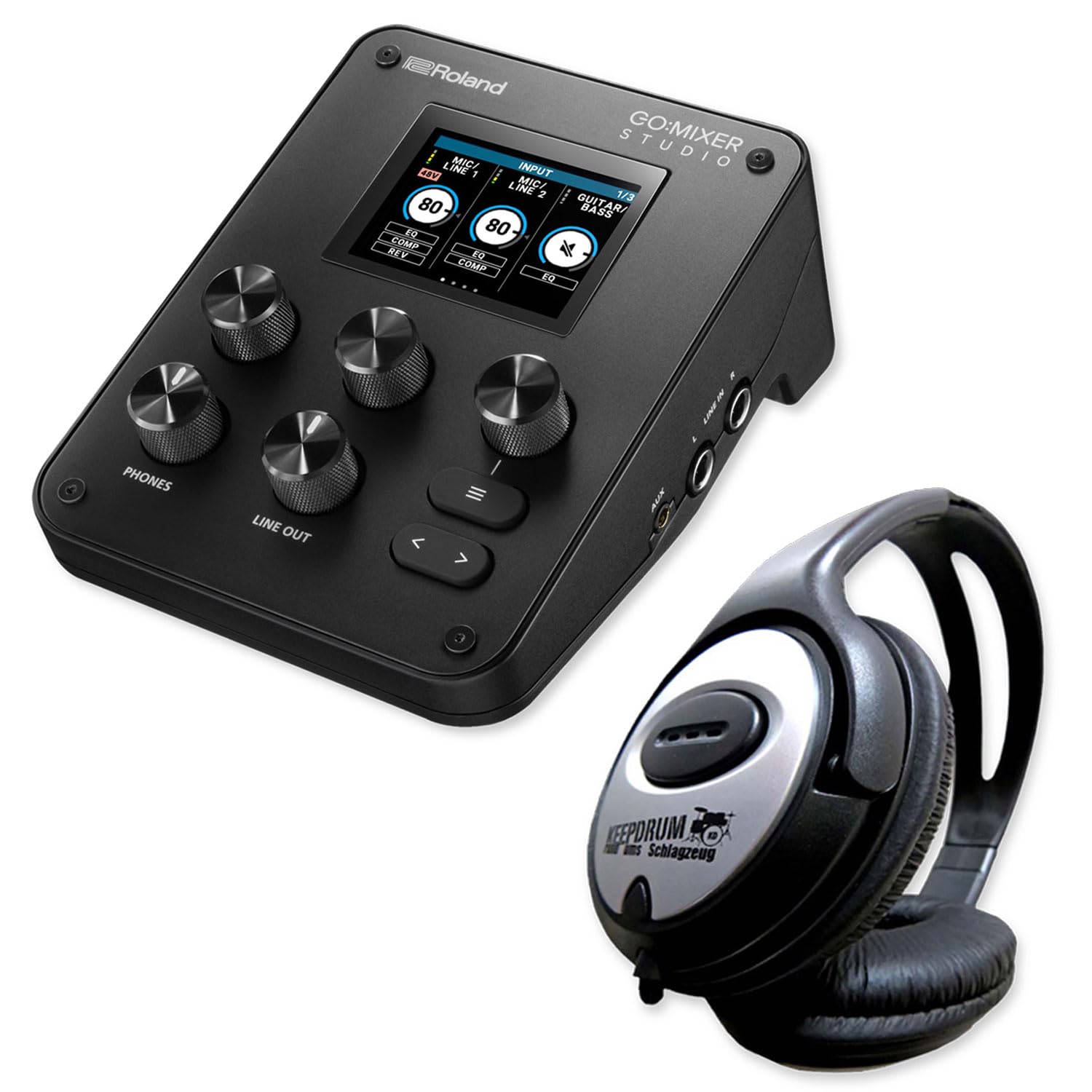 Roland GO:Mixer Studio Interface mikser audio ze słuchawkami keepdrum