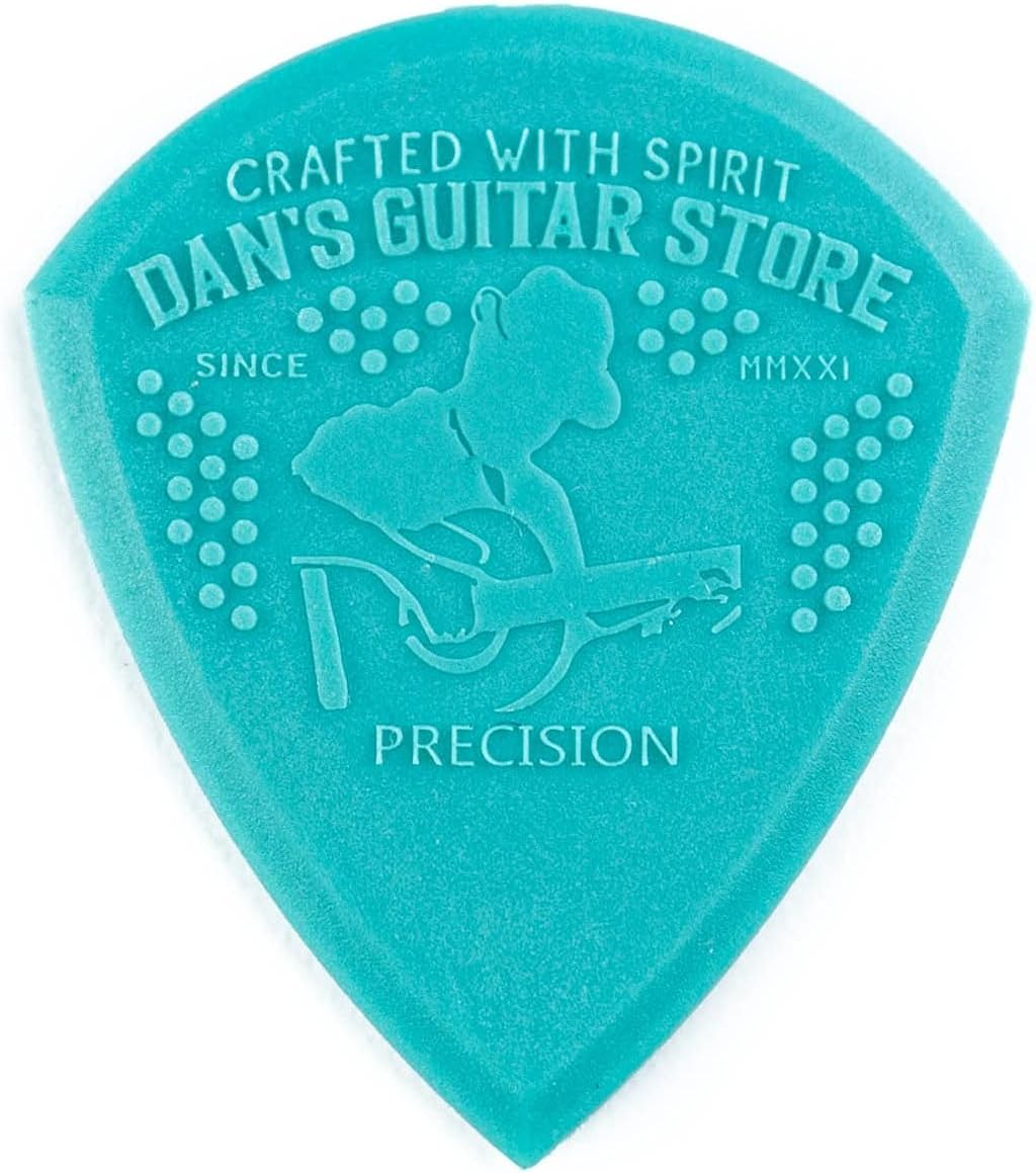 Dan's Guitar Store Precision Pick Bundle - 10x Precision Picks & 10x 0.7mm Precision Picks - 20x Grippy Maximum Precision High-Visibility Plectrums for Professionals