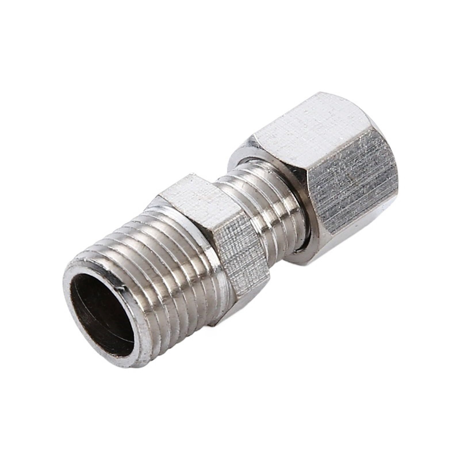 Manguito PC6-04 recto de cobre para tubo de 6mm y conector de 1/2 pulgada