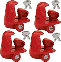 Master Lock 389DAT Universal Trailer Coupler Locks - Fits 1-7/8", 2", 2-5/16" Couplers, 4 Pack Rust-Resistant Theft Protection