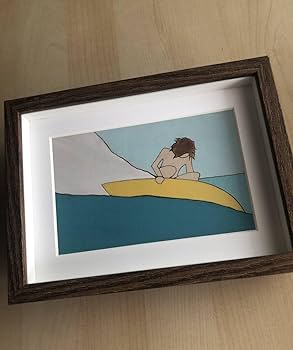 Amazon.co.jp: 額装品 アンディデイビス サーフアート 2Lサイズ