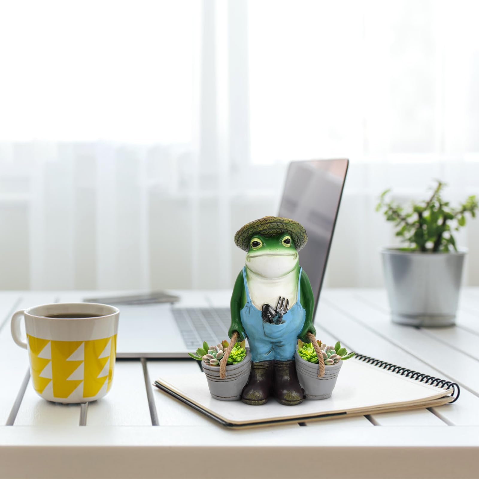 Déco Grenouille Mignonne Pour Jardin - Statue Résistante En Plein Air Pour Pelouse Et Patio