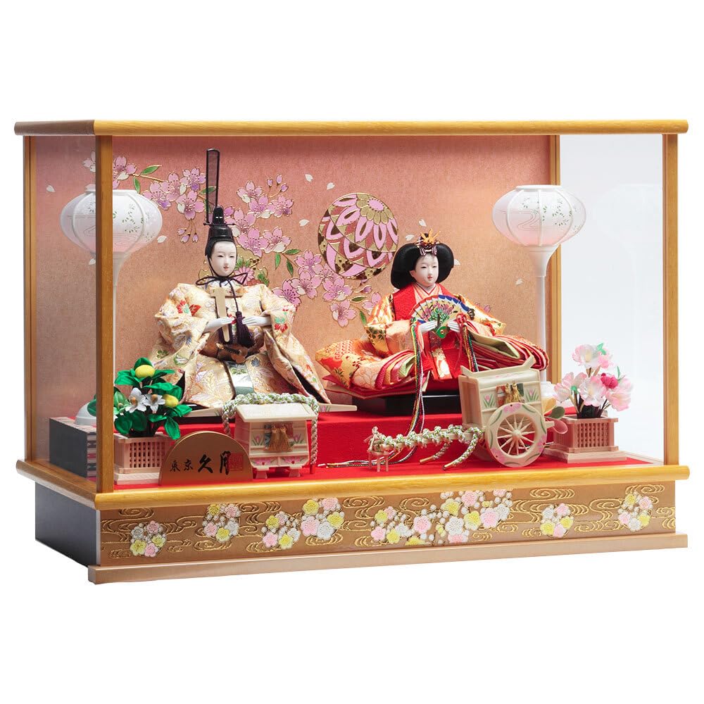 Amazon | 久月official 雛人形 親王ケース飾り 4H-KK41-Z | ケース飾り