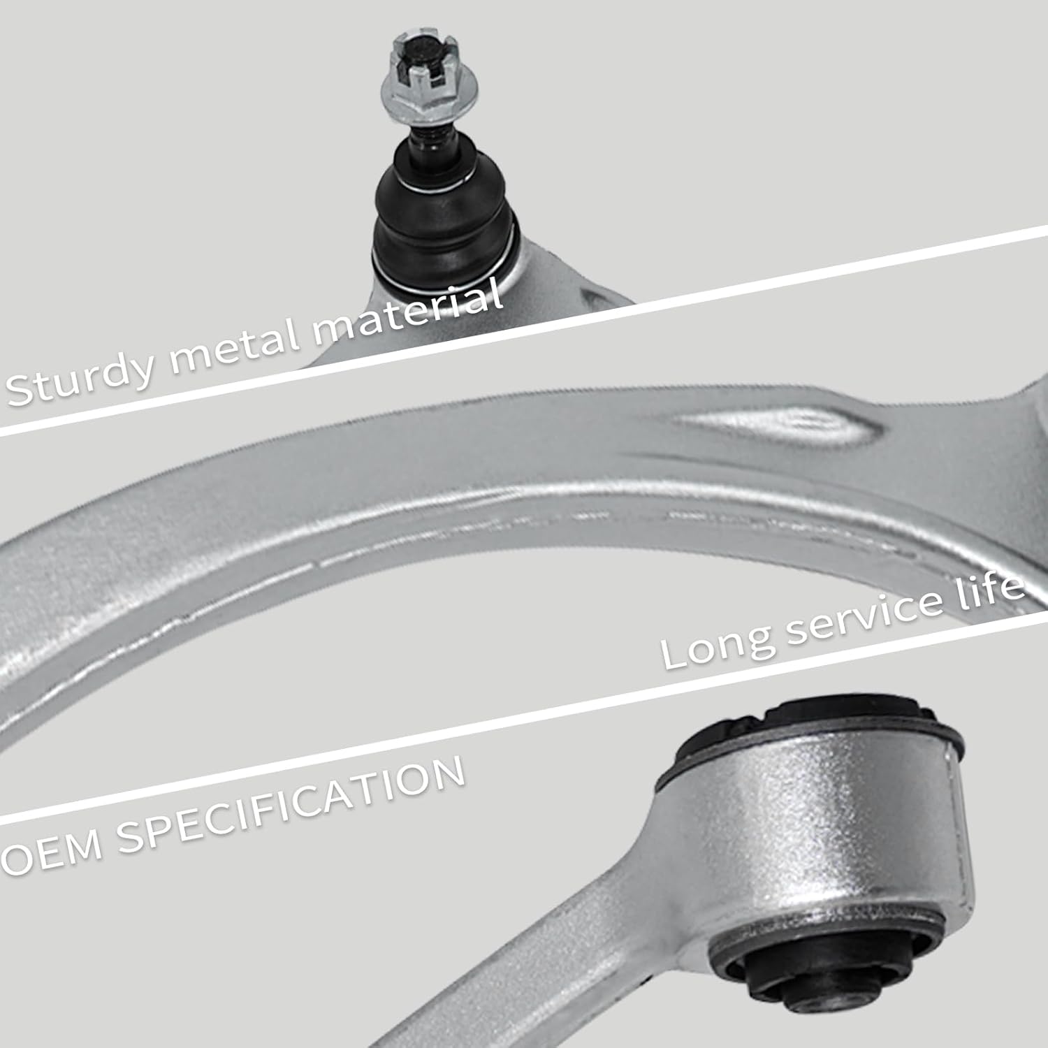 POWERGEAR 2PCS Suspension Kit K641532 K641531 Front Upper Control Arm With Ball Joint Fit for 2001-2006 LEXUS LS430