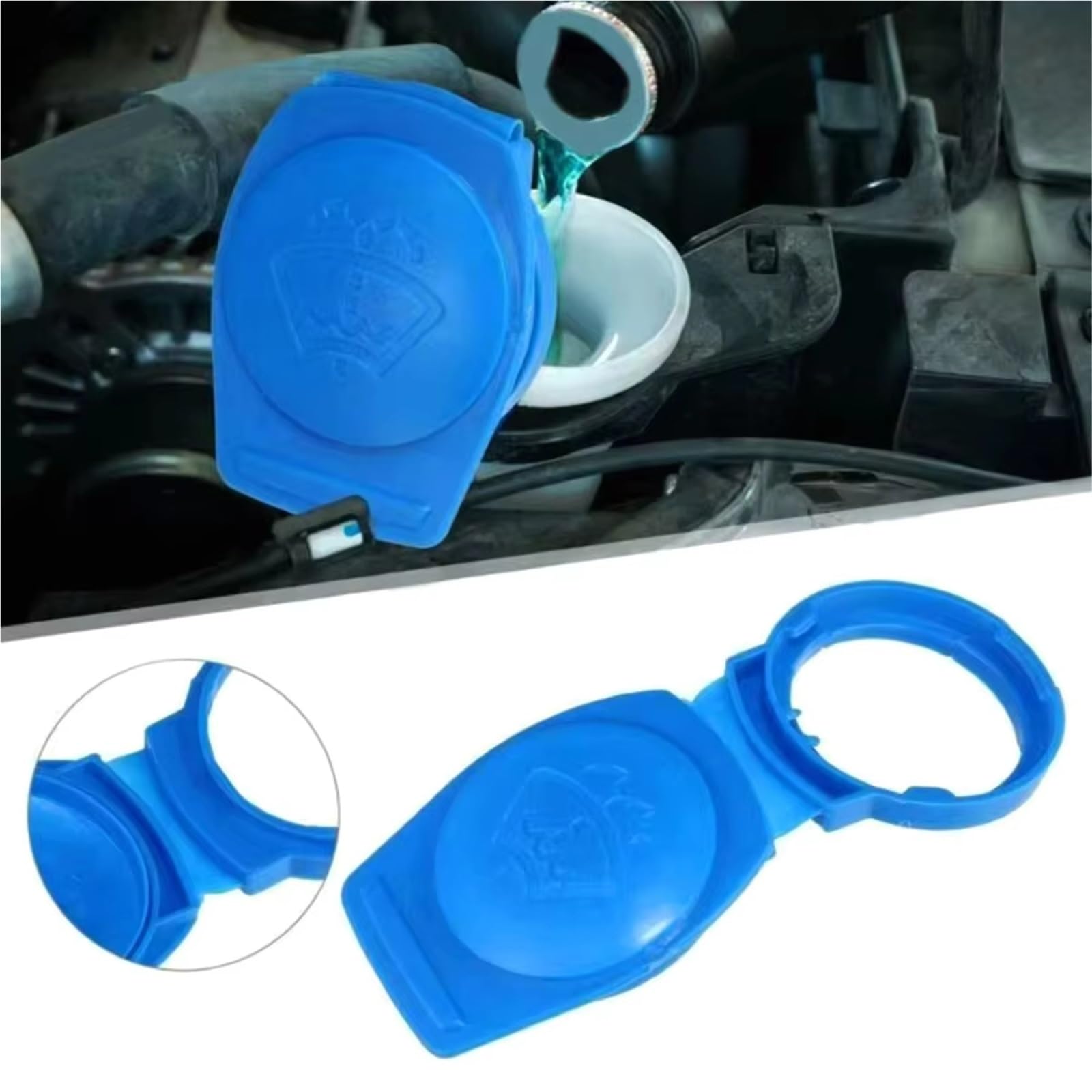 TapóN Repuesto DepóSito Auto Compatible Con Benz Tapa Del Depósito De Refrigerante Para Coche 1/2/5/10 Piezas 3q0955455