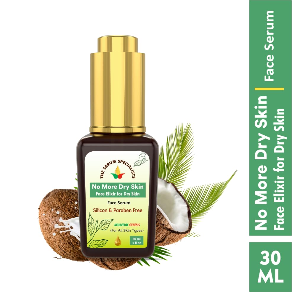 Image of No More Dry Skin Face Elixir - Hydrating & Nourishing | Intense Moisture | Replenishes and Softens Skin | 30ml