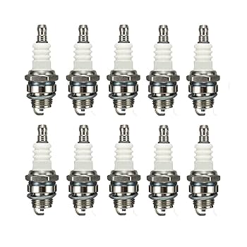 その他 shel Amazon.com: Chainsaw Spark Plug L7T 10 pcs Sparkplug for