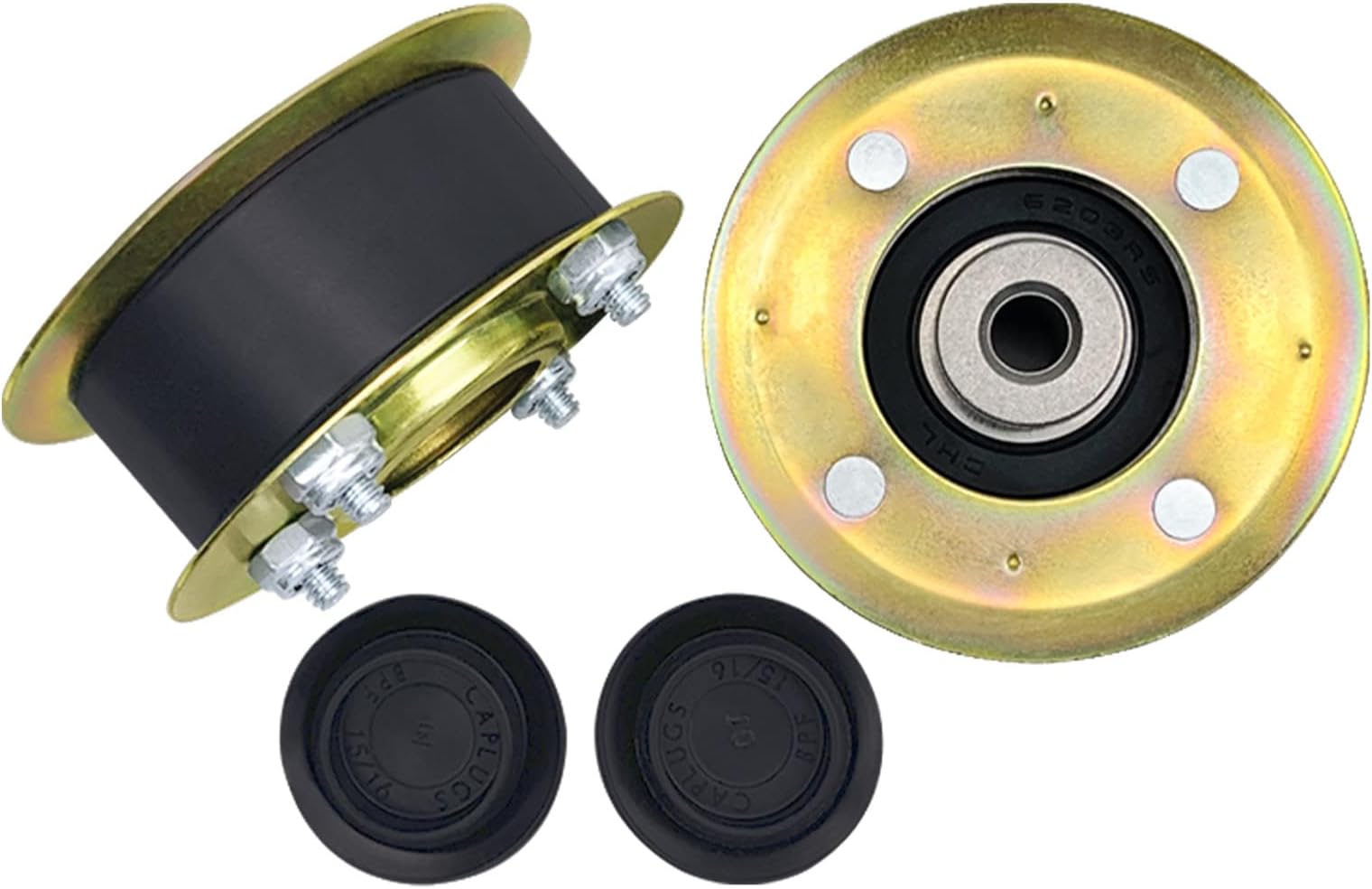 131-4529 Pack of 2 Pulley Kit Compatible with Toro 30" Timemaster Turfmaster Lawn Mower Replace 131-4506 131-4509 121-5763 125-2532 126-0316 Fit for 20199 20200 21199 21200 20975 20976 20977 Mower