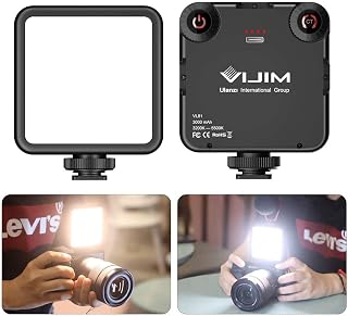 Ulanzi VL-81 LEDビデオライト 小型 充電式 300…