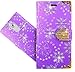 Produktbild FoneExpert® Huawei Honor 6A Handy Tasche, Wallet Case Cover Bling Diamond Hüllen Etui Hülle Ledertasche Lederhülle Schutzhülle Für Huawei Honor 6A