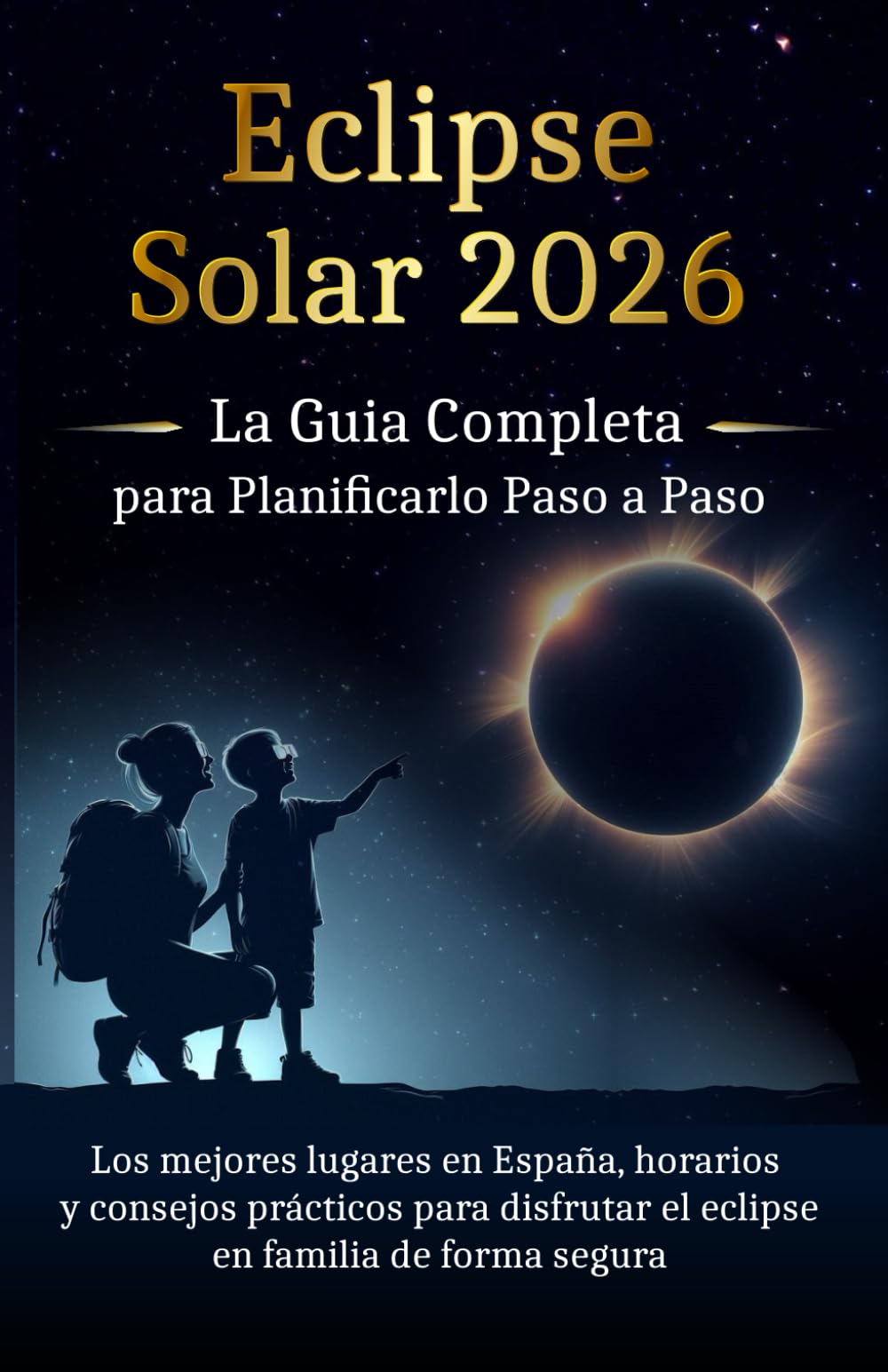 Eclipse Solar 2026: La guía completa para planificarlo paso a paso: Los mejores lugares en España, horarios y consejos prácticos para disfrutar el eclipse en familia, de forma segura.
