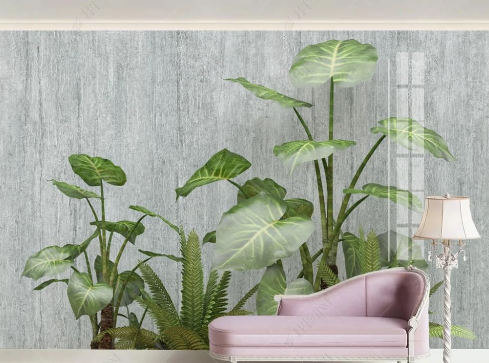 Papier peint intissé haut de gamme poster géant mural jungle chic 150x105cm