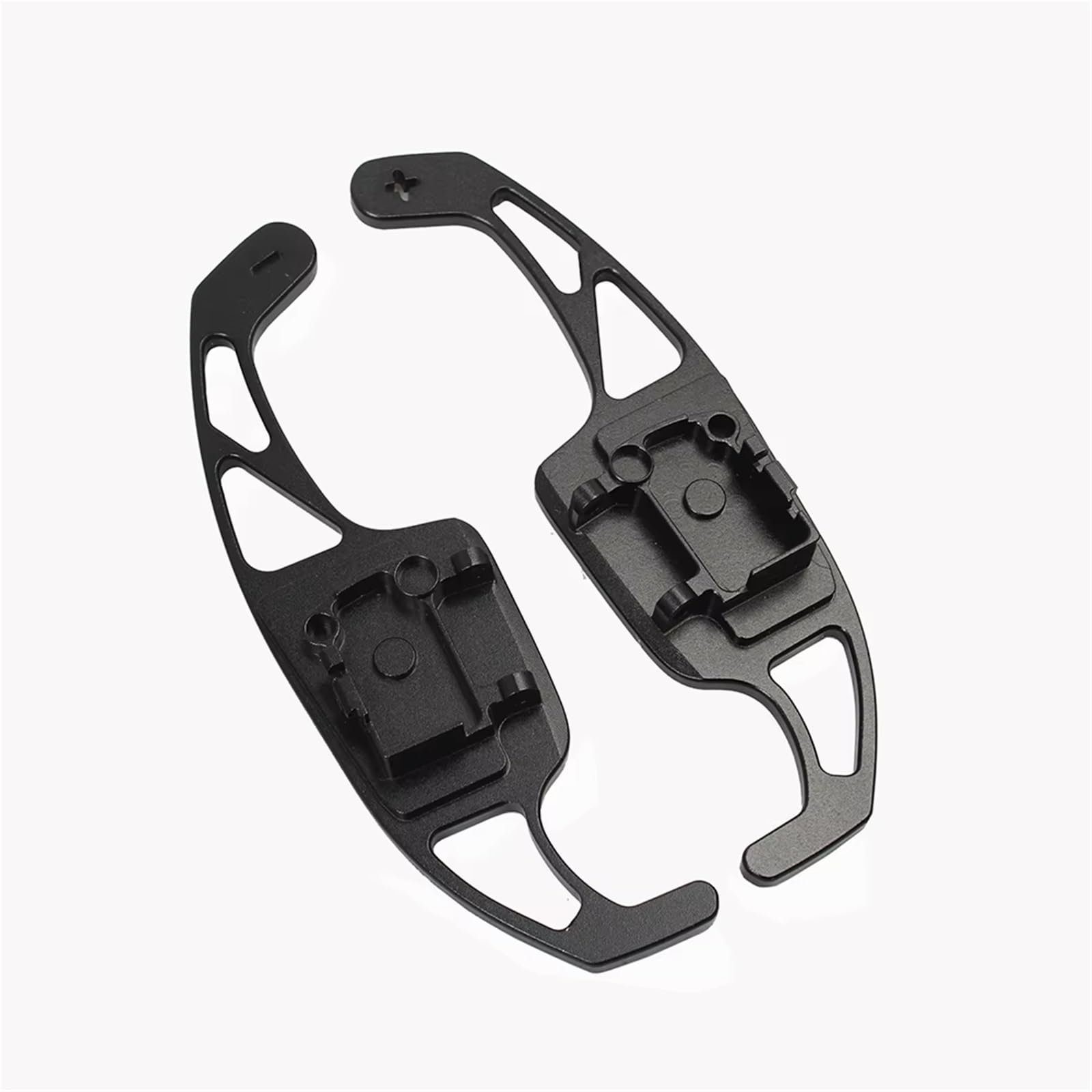 BWWIEZRS Shift Paddle Compatible with VW for Eos for Polo 6R for GTI for MK5 2.0T Sportline Paddle Shifter Extension Steering Wheel Paddle Extension Shift(Black)