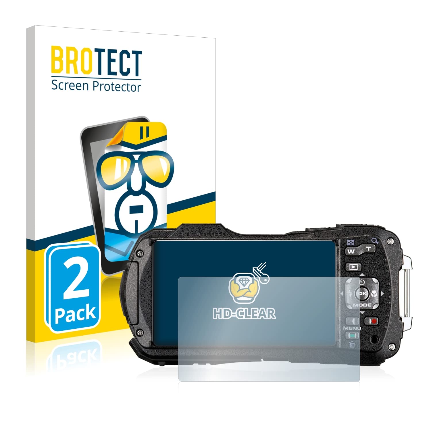 Brotect Pellicola Protettiva In Vetro Ibrido Per Ricoh WG-6 – Durezza 9H, Antigraffio, Made In Germany - 2
